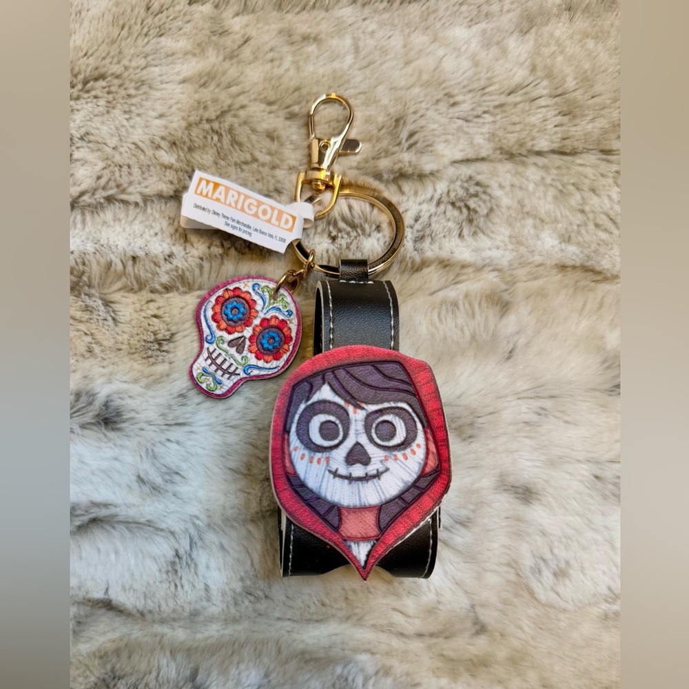 *NWT* Disney Pixar Coco’s Miguel Hand Sanitizer Holder Keychain Bag Charm